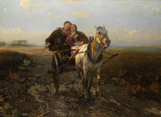 Alfred Von WieruszKowalski - Glckliche Kutschfahrt.webp