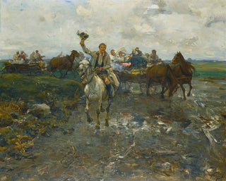 Alfred Von WieruszKowalski - Polish Wedding Procession.webp