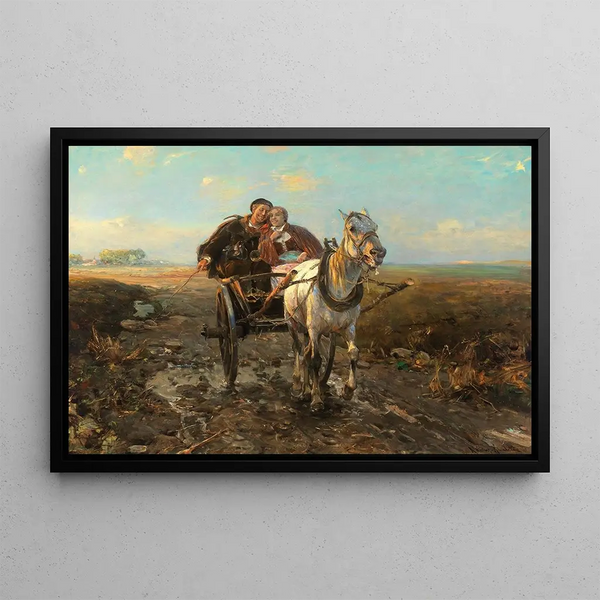 Alfred Von WieruszKowalski - The Polish Wedding Ride.webp