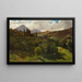 Mountain Landscape Painting of the South - Alfred Wahlberg — framed artwork on a wall
