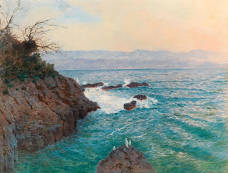 Alfred Zoff - A View Of The Nervi Coast.webp