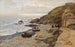 Abendstimmung mit Fischern an der Küste - Alfred Zoff — Ansicht des Kunstwerks