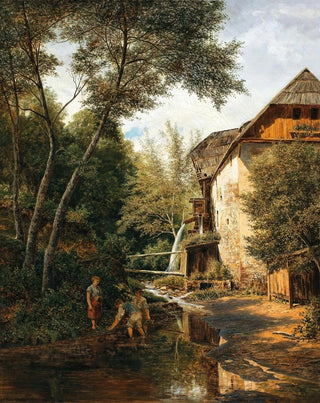 Alfred Zoff - An Old Mill above Prtschach.webp
