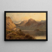 Loch Lomond Painting - Alfred de Bréanski — framed artwork on a wall
