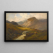 La vallée de Nagarr - Alfred de Bréanski — framed artwork on a wall