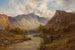 Le Tay vicino a Dunkeld, Scozia - Alfred de Bréanski — vista dell’opera