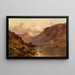 La Tête du Loch Awe, Écosse - Alfred de Bréanski — framed artwork on a wall