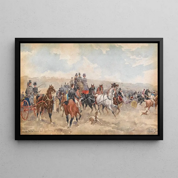 Alfredo Tominz - Return From The Racing Track In Triest.webp