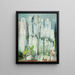 Fontaine in einem Garten in Rom - Alice Bailly — gerahmtes Bild an der Wand