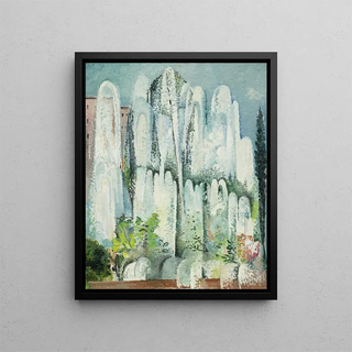 Alice Bailly - Fontaine dans un jardin de Rome.webp