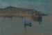 Vista del porto al tramonto - Alice Hogarth Nicholson — vista dell’opera