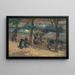 Markttag in der Bretagne - Alice Hogarth Nicholson — gerahmtes Bild an der Wand