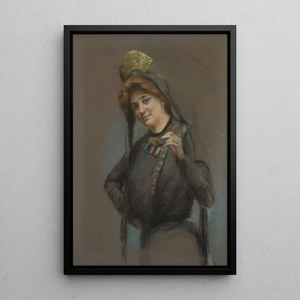 Riproduzione del dipinto Cigarette - Alice Pike Barney