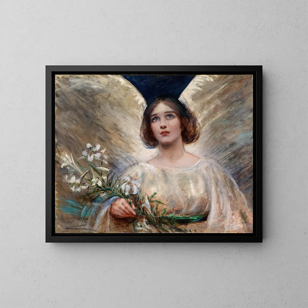 Lys de Pâques - Alice Pike Barney — gerahmtes Bild an der Wand