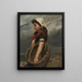 Mädchen mit Korb - Alice Pike Barney — gerahmtes Bild an der Wand