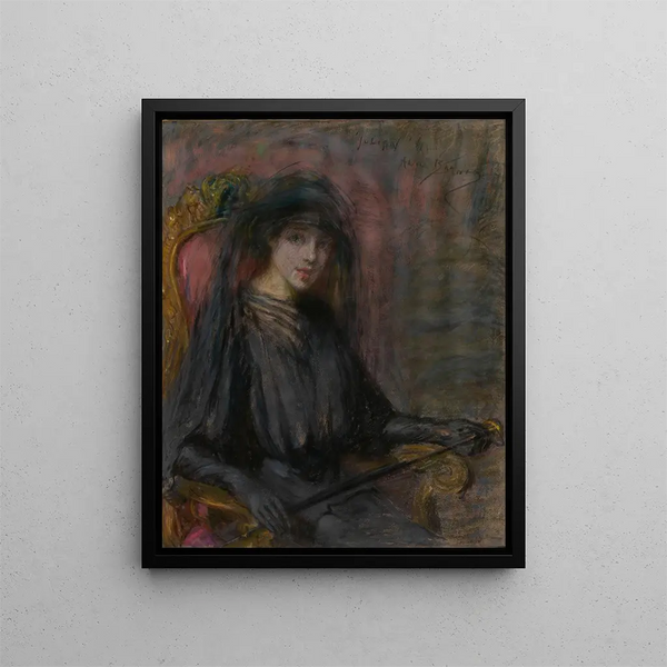 Julienne - Alice Pike Barney — gerahmtes Bild an der Wand