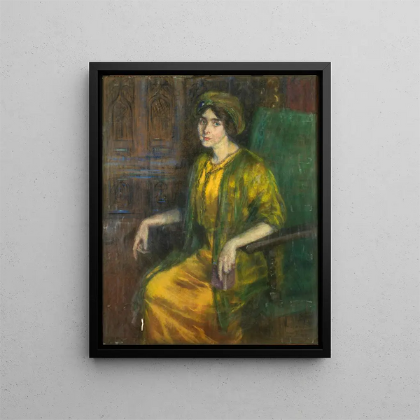Laura Dreyfus Barney - Alice Pike Barney — gerahmtes Bild an der Wand