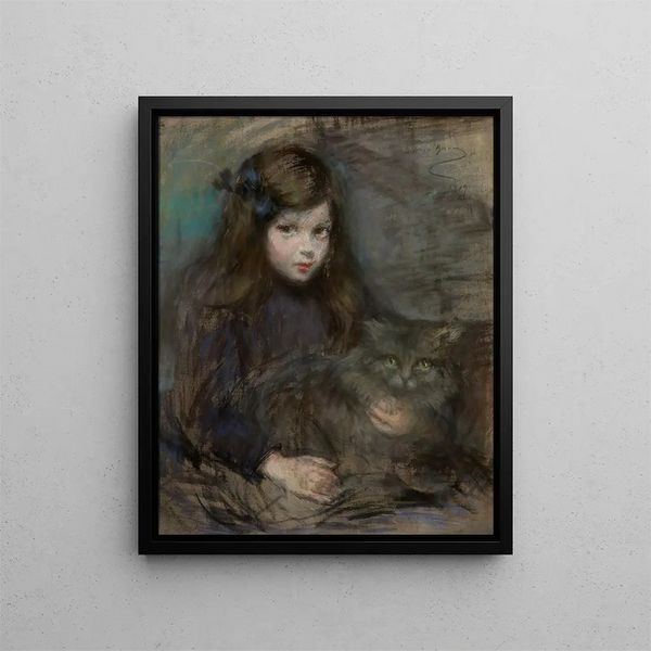 Minette und Minet - Alice Pike Barney — gerahmtes Bild an der Wand
