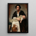 Mutter und schlafendes Baby - Alice Pike Barney — gerahmtes Bild an der Wand