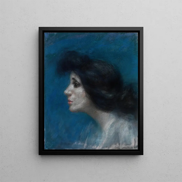 Mme Patrick Campbell - Alice Pike Barney — gerahmtes Bild an der Wand