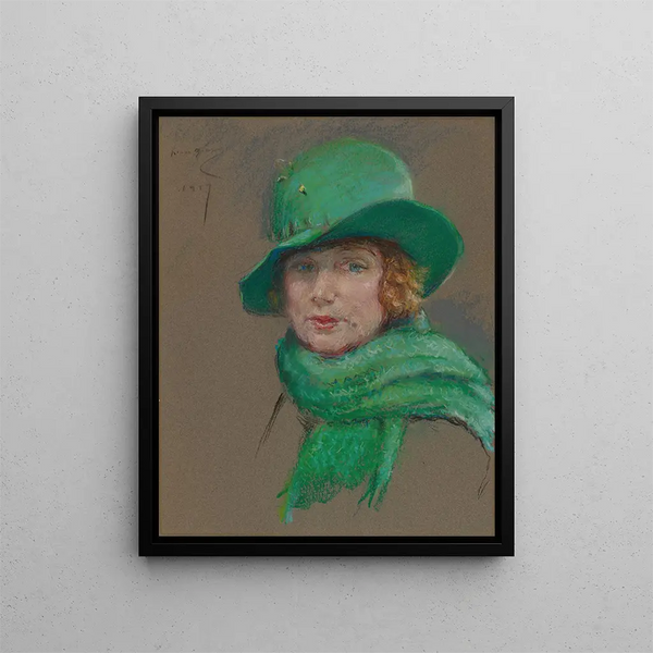 Odette Tyler Shepherd - Alice Pike Barney — gerahmtes Bild an der Wand