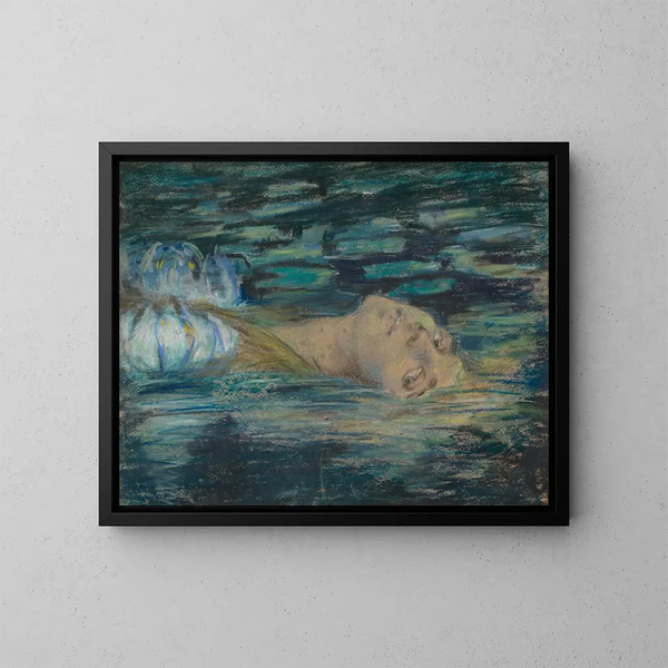 Ophelia - Alice Pike Barney — gerahmtes Bild an der Wand