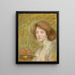 Pfingstrosenblüte - Alice Pike Barney — gerahmtes Bild an der Wand