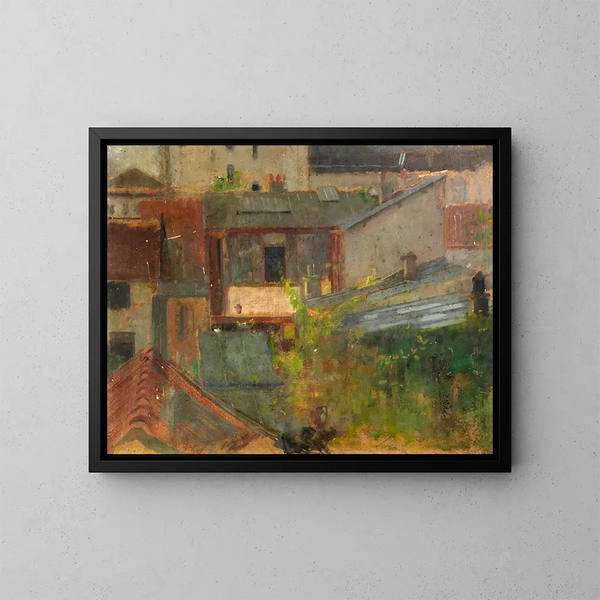 Dächer - Alice Pike Barney — gerahmtes Bild an der Wand