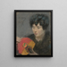 Studiare con un ventilatore - Alice Pike Barney — quadro incorniciato alla parete