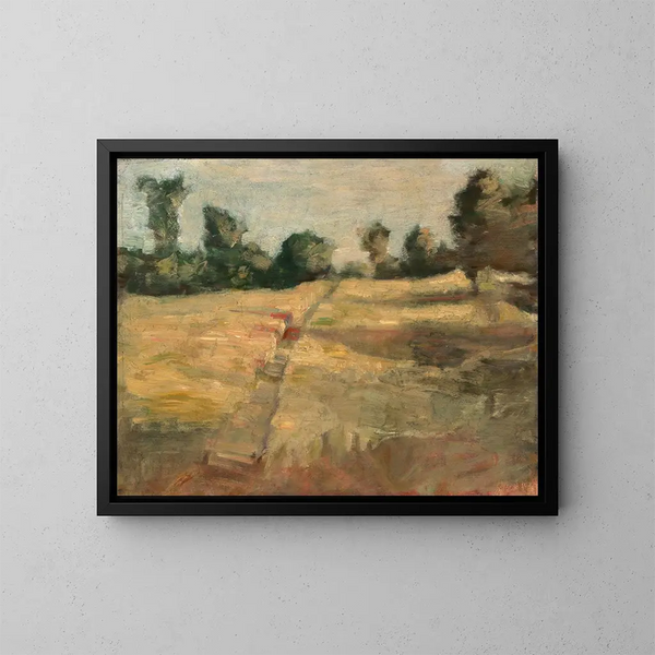 Le Champ - Alice Pike Barney — gerahmtes Bild an der Wand