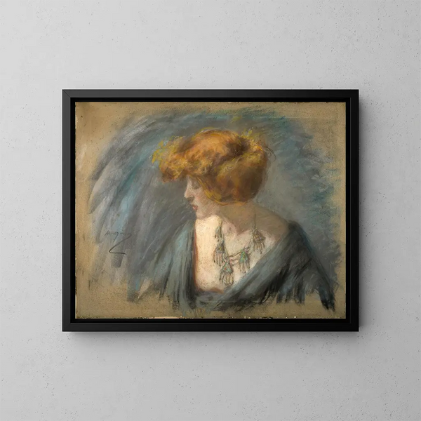 Capelli di Tiziano - Alice Pike Barney — quadro incorniciato alla parete