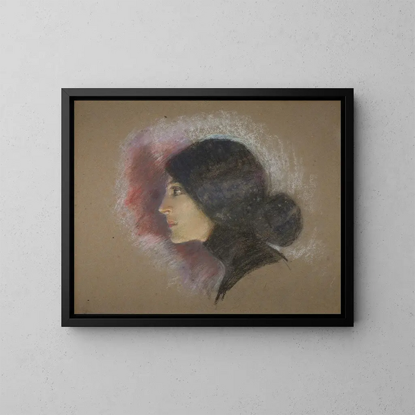 Vamp von 1900 - Alice Pike Barney — gerahmtes Bild an der Wand