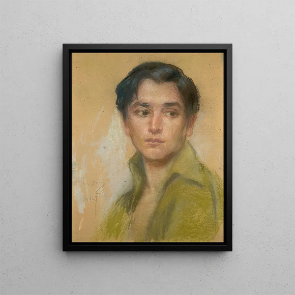Junge Dichter - Alice Pike Barney — gerahmtes Bild an der Wand