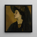 Alla Nazimova - Edward Emerson Simmons — gerahmtes Bild an der Wand