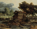 Paesaggio con segheria - Allaert van Everdingen — vista dell’opera