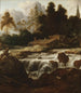Paesaggio con una cascata - Allaert van Everdingen — vista dell’opera