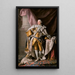 Reproduction of the painting of King George III in coronation robes - Allan Ramsay