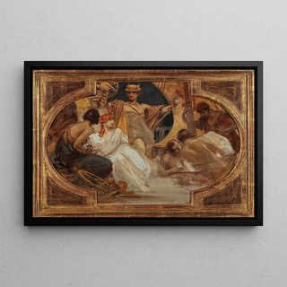 Alois Hans Schram - Allegory ceiling sketch II.webp