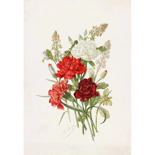 Alois Lunzer - Carnations and Mignonette.webp