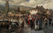 "Au pont latin à Sarajevo, scène de marché en Herzégovine" by Alois Schönn — artwork view
