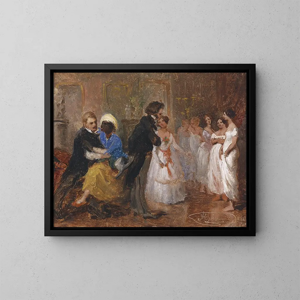 Dames galantes - Alois Schönn — quadro incorniciato alla parete