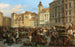 Vienna, view of the market on Freyung - Alois Schönn — artwork view
