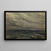 Caravanes sous la pluie - Aloïs De Laet — gerahmtes Bild an der Wand