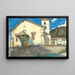 Kirche im Wallis - Aloys Hugonnet — gerahmtes Bild an der Wand