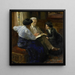 Alphons Marie Antoine Joseph Grandmont 1837-1909, the artist's second husband, teaching two Italian girls - Bramine Hubrecht — wall display of the artwork