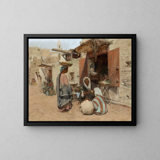 Alphons Leopold Mielich - Orientalische Straenszene.webp
