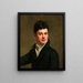 Selbstporträt - Alphonse-Henri Perin — gerahmtes Bild an der Wand
