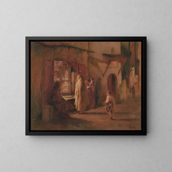 La Casbah - Alphonse Birck — gerahmtes Bild an der Wand