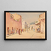 Sonnige Gasse - Alphonse Birck — gerahmtes Bild an der Wand