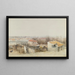 Champigny Studie für das Panorama der Schlacht von Champigny - Alphonse Marie de Neuville — gerahmtes Bild an der Wand
